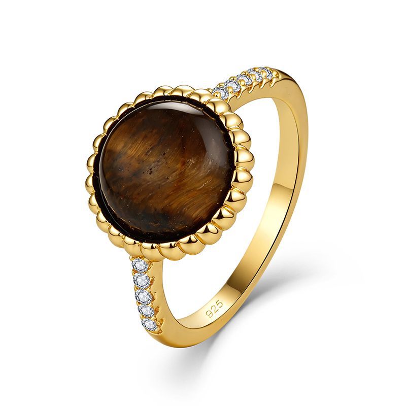 Hot-selling jewelry: Tiger's eye stone ring, high-end index finger ring - Suoaint