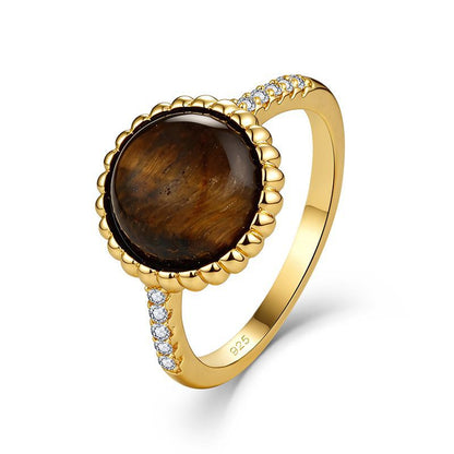 Hot-selling jewelry: Tiger's eye stone ring, high-end index finger ring - Suoaint
