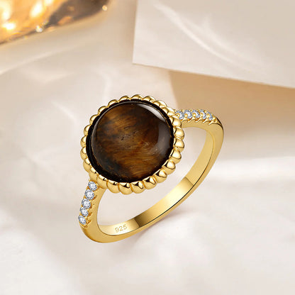 Hot-selling jewelry: Tiger's eye stone ring, high-end index finger ring - Suoaint